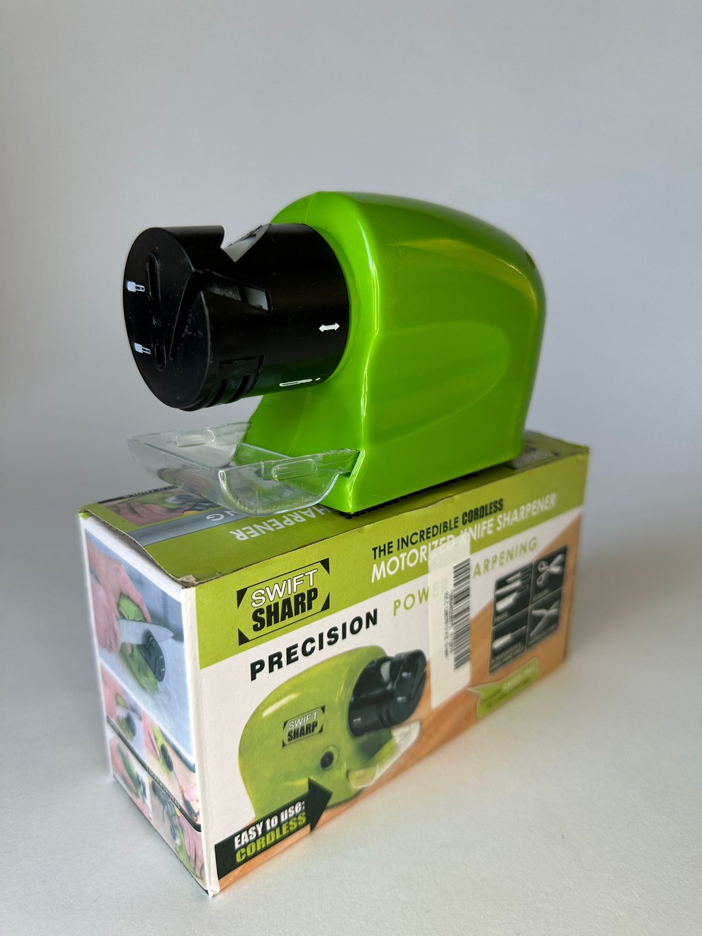 Knife and Scissors Sharpener - Battery Operated