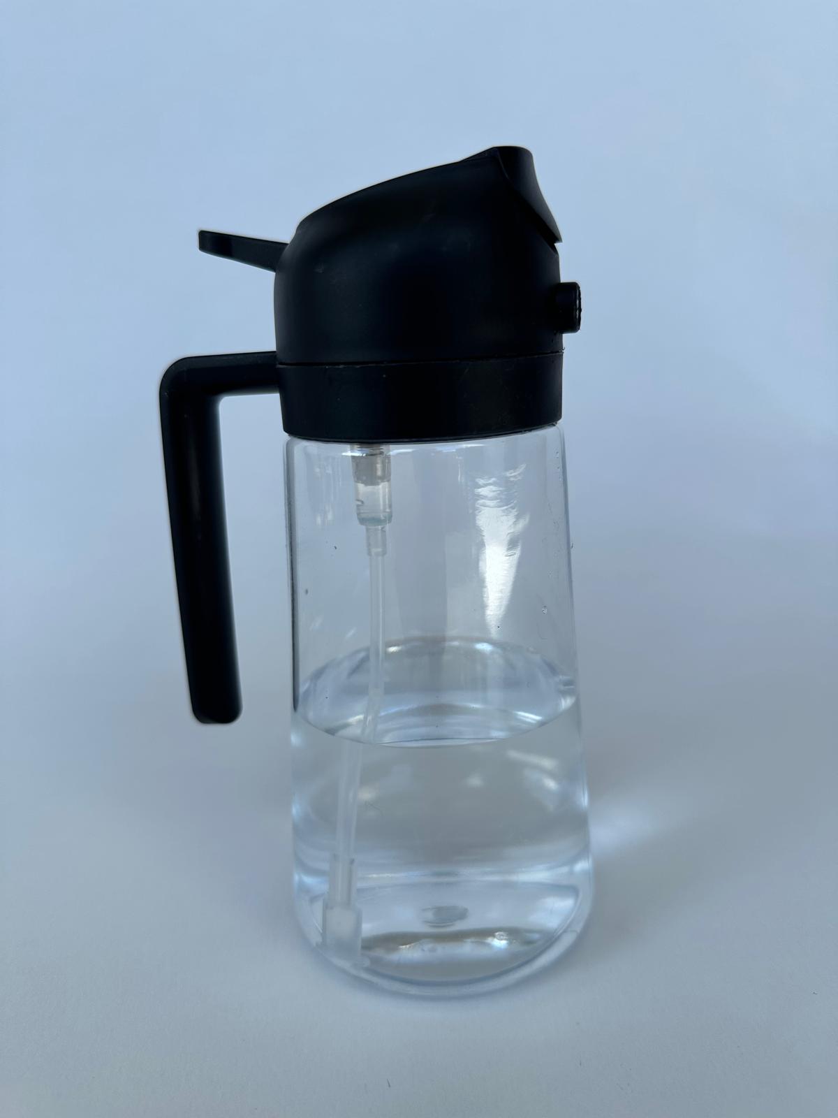 2-in-1 Plastic Oil Spray & Dispenser Bottle – 470ml