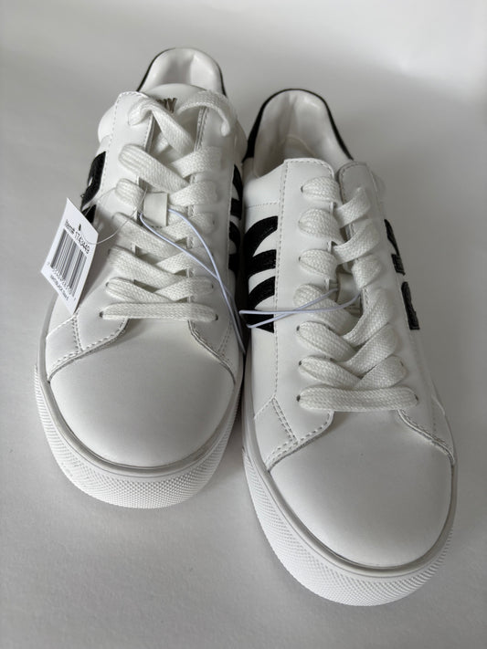 DKNY Women's Abeni Lace Up Sneakers - White