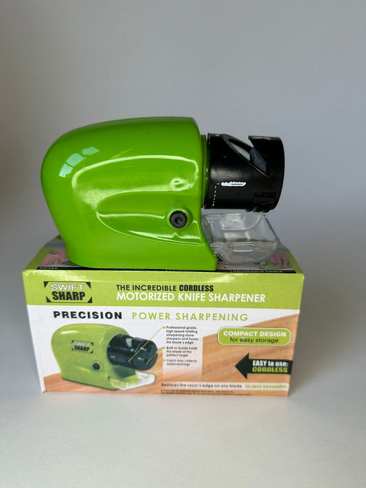Knife and Scissors Sharpener - Battery Operated